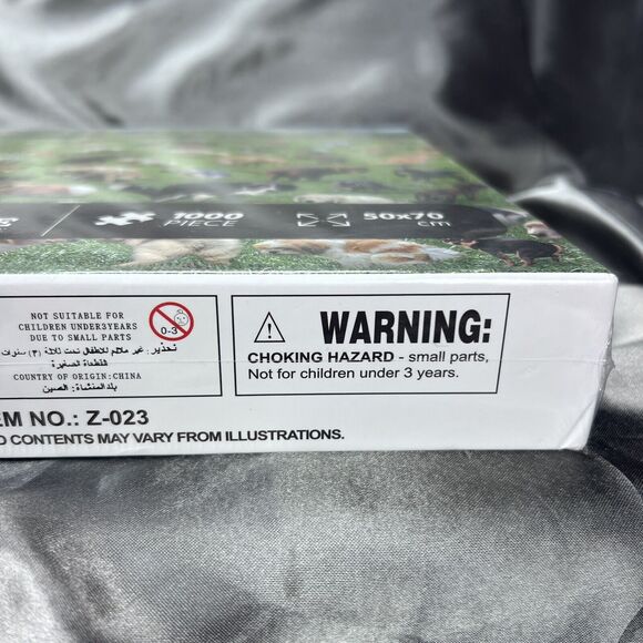 Pooping Puppies 1000 Piece Jigsaw‎ Puzzle Dogs 50x70 cm Gag Gift Funky Funny Toy - Picture 9 of 11